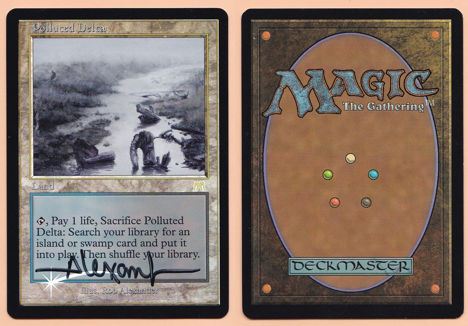 Polluted Delta - Foil Signed (Scan 3261)